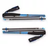 Trekkingstöcke Schwarz Diamond Distance Carbon Z, faltbarer Carbonschaft, 120 cm, 280 g, 3-teilig