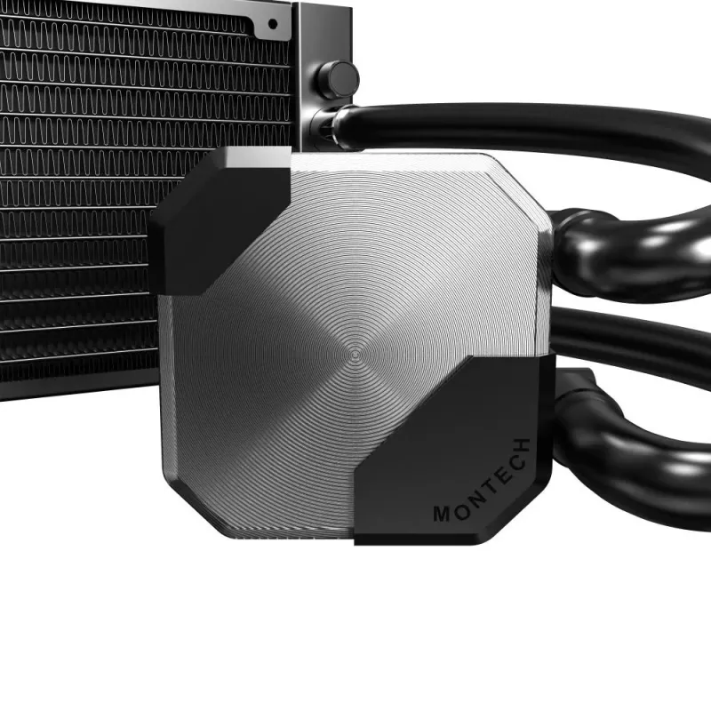 CPU-KÜHLER MULTISOCKEL SCHWARZ/HYPERFLOW SILENT360(B) MONTECH