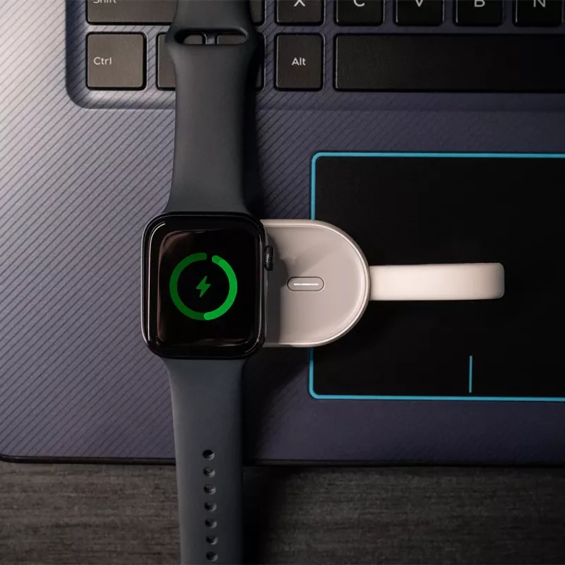 Kabelloses Powerbank-Ladegerät Tellur TLL151441 1200 mAh für Apple Watch – tragbares kabelloses Ladegerät