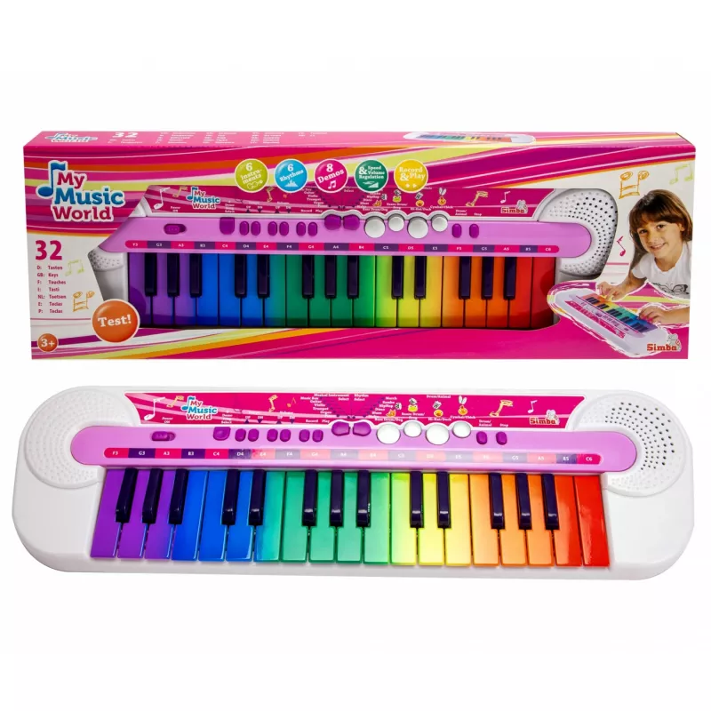 Tastatur Simba Toys Benelux My Music World 106834638 mit berührungsempfindlichen Tasten