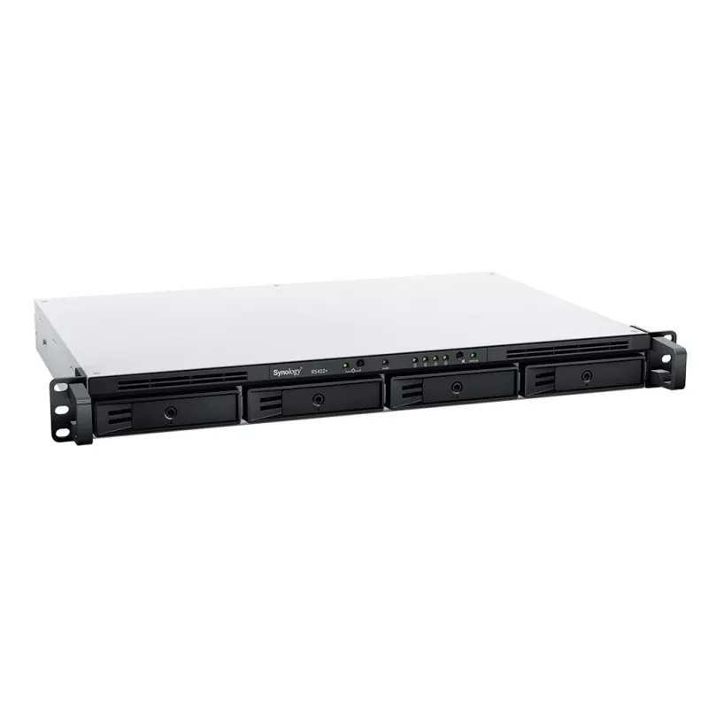 Synology RackStation RS422+ NAS/Storage Server Rack (1U) Ryzen Embedded R1600 2 GB DDR4 DSM Schwarz