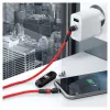 USB-Kabel RealPower MagneticCharge2 1m Rot Schnellladung Datenübertragung