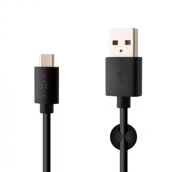 USB-auf-USB-C Daten- und Ladekabel FIXED FIXD-UC2M-BK — 2,0 m, Schwarz