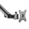 Monitorarm SILVERSTONE SST-ARM13 — einzelner höhenverstellbarer VESA-kompatibler Halter, Silber