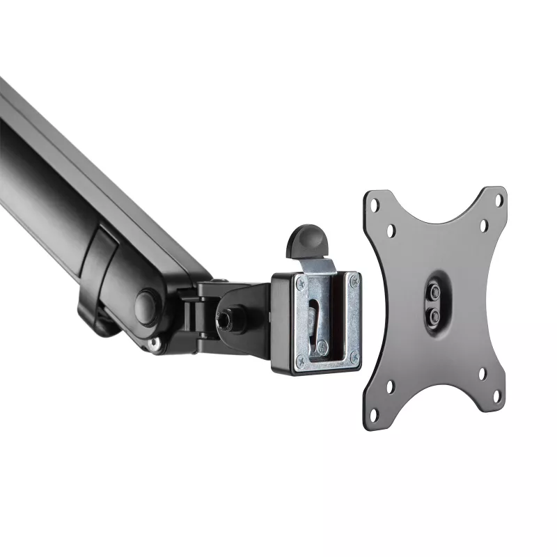Monitorarm SILVERSTONE SST-ARM13 — einzelner höhenverstellbarer VESA-kompatibler Halter, Silber