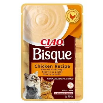 Nassfutter für Katzen Inaba Foods CIAO dicke Hühnersuppe 40 g Beutel