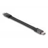 DeLOCK USB-Kabel 40 Gbps Typ-C auf Typ-C 15 cm PD 3.0 100 W