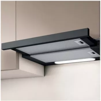 Einbau-Dunstabzugshaube Elica Elite 14 LUX 60 BL — 598 mm Breite, 368 m³/h Abluftleistung, Aluminium-Fettfilter, LED, 62 dB