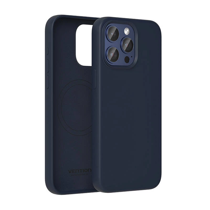 Schutzhülle aus Silikon Vention KUFL0-40 für iPhone 15 Pro Max, blau