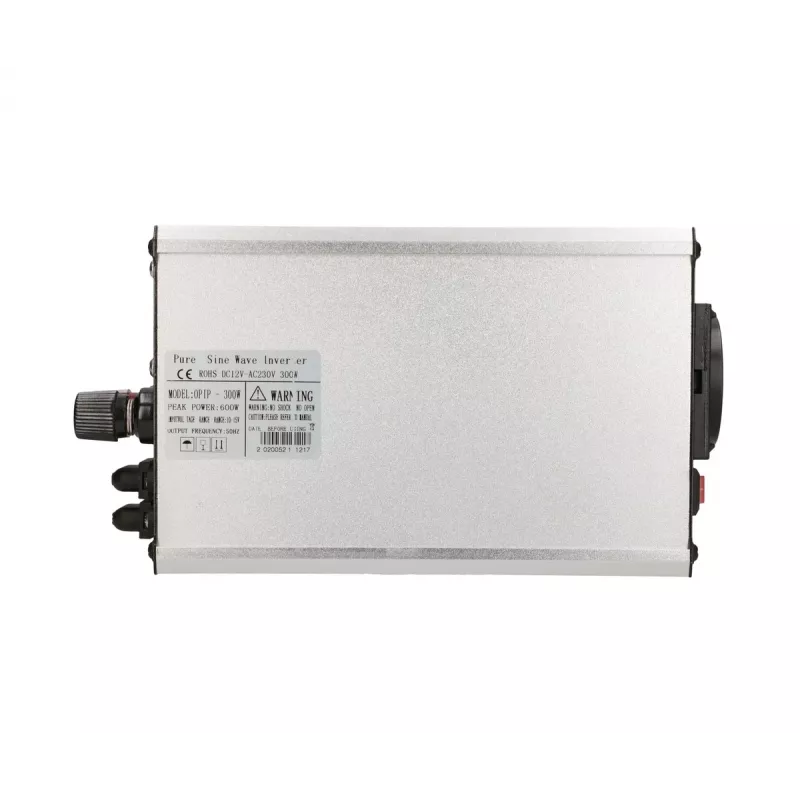 Spannungswandler Extralink OPIP-300W 12V 300W reiner Sinus, Aluminiumgehäuse, aktive Kühlung