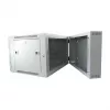 Server-Rack-Schrank ALLNET SMB6606 Grau, 23 kg, kompaktes Netzwerk-/Servergehäuse