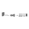 LogiLink AU0002F RS-232 USB 2.0 Adapter Stecker Schwarz
