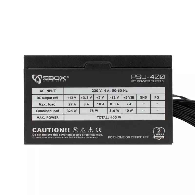Computergehäuse Sbox PCC-12 MicroATX Schwarz