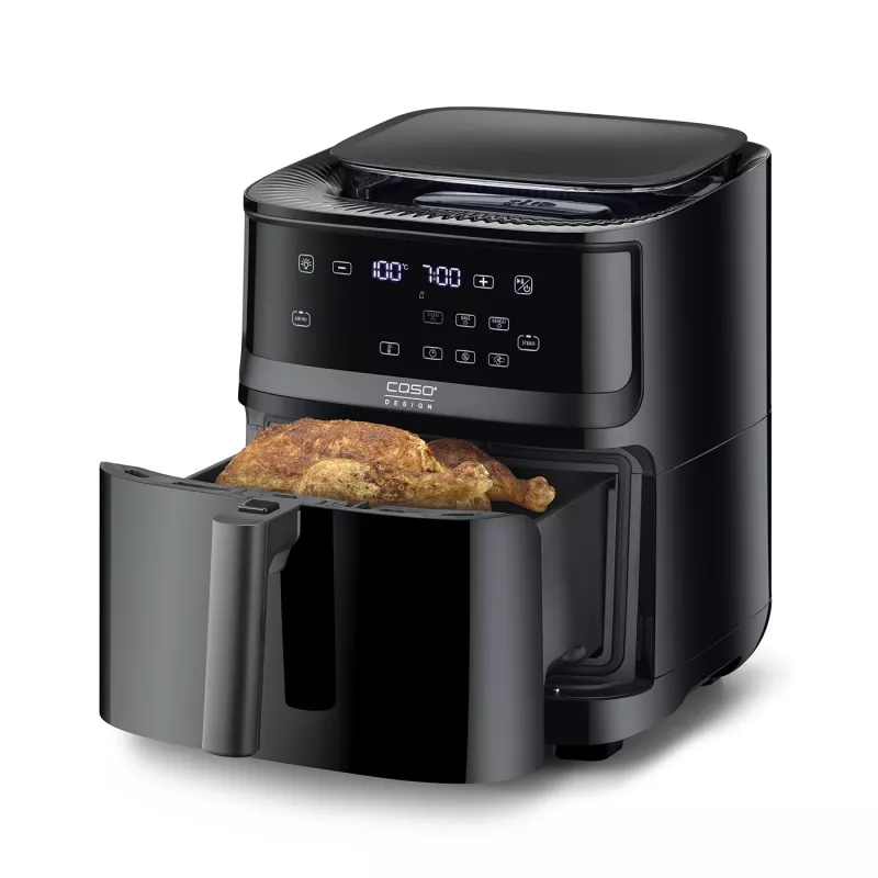 Heißluftfritteuse Caso Steam and AirFry 700, 1700 W, 7 L, schwarz