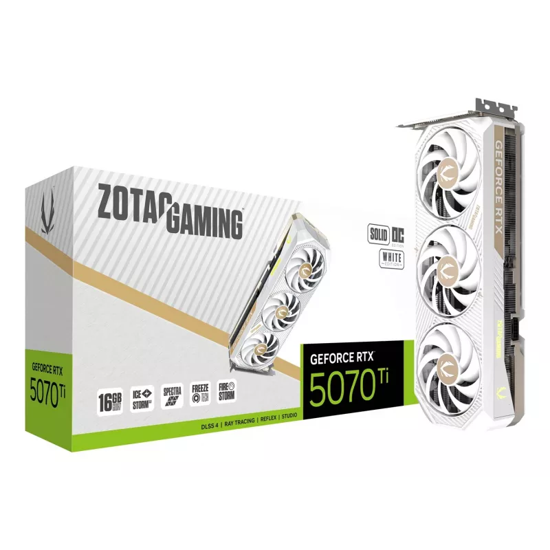 ZOTAC GAMING GeForce RTX 5070 Ti SOLID CORE OC 16GB GDDR7 Grafikkarte