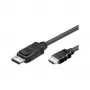 Good Connections HDMI 5 m, 5 m, HDMI, DisplayPort, Stecker, Stecker, Schwarz