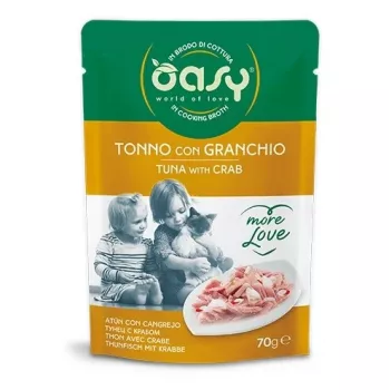 Oasy More Love Thunfisch mit Krabbe Beutel 70g