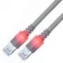 EasyLan saCon DualBoot LED-Patchkabel S/FTP Cat.6 5m Grau - Kabel - Netzwerk