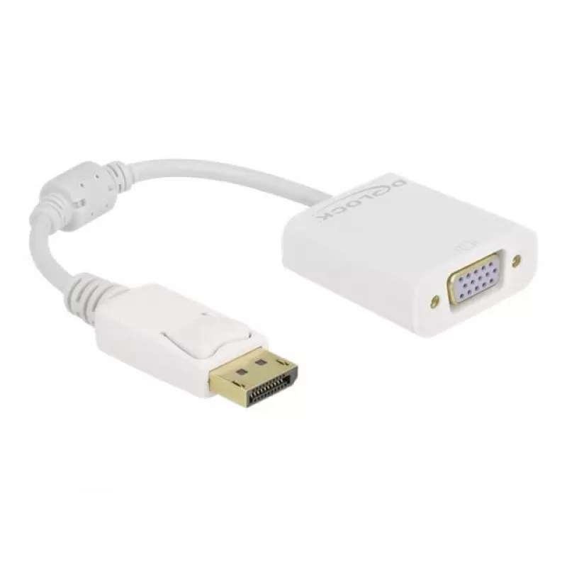 Adapter DisplayPort 1.2 Stecker auf VGA Buchse DeLOCK 61007