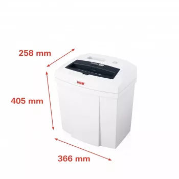 Aktenvernichter HSM SECURIO C14 Streifenschnitt 22,6 cm Weiß