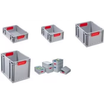 Aufbewahrungsbox allit ProfiPlus 30,0 x 40,0 x 12,0 cm grau — Aufbewahrungsbehälter aus Kunststoff