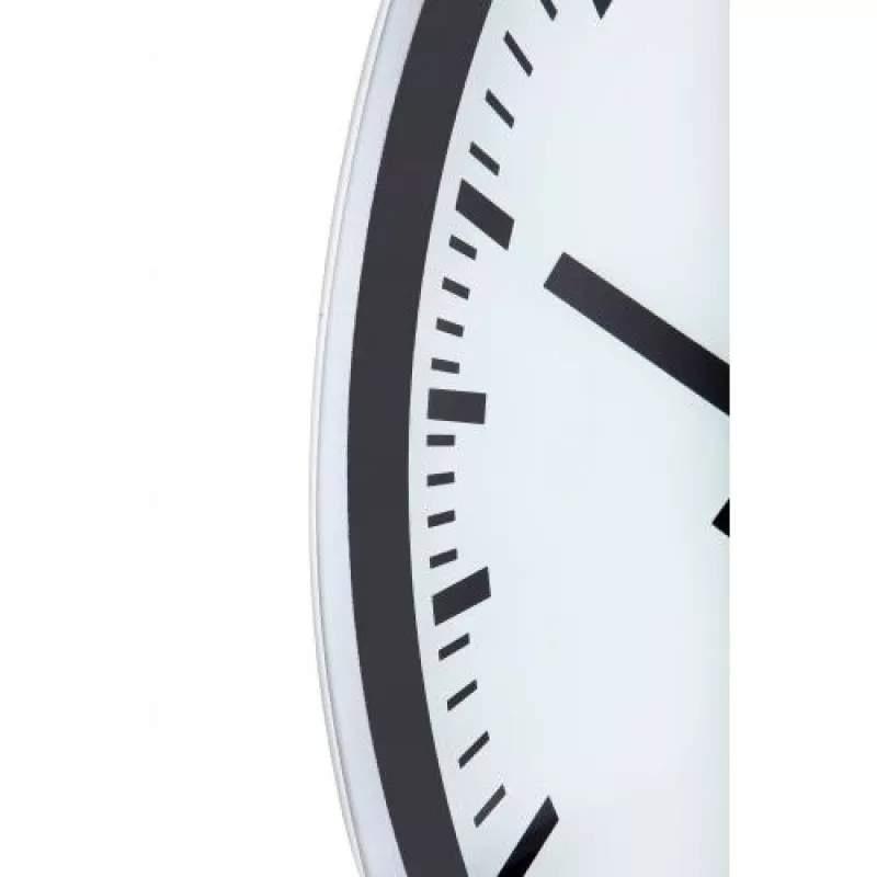 NeXtime Uhr 3031 Magic - Stripe, 25x35,2 cm, Wand, Weiß
