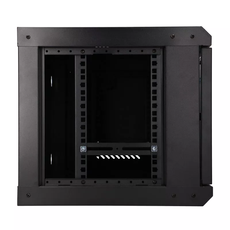 EXTRALINK LITE 6U 530X400 WANDMONTAGE-RACKSCHRANK SCHWARZ MIT REGALBODEN
