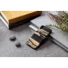 Handyhülle man and wood für iPhone XS Max – weißer Ebenholzton schwarz