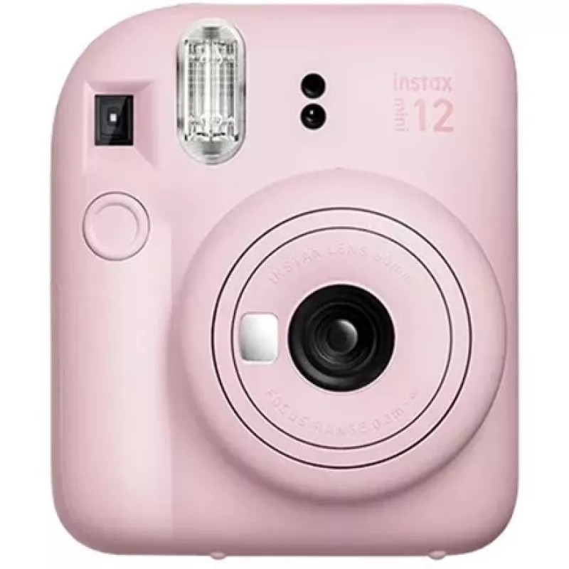 Sofortbildkamera Fujifilm Instax Mini 12 Pink — Bild 86×54 mm, Film 62×46 mm, 60 mm Brennweite