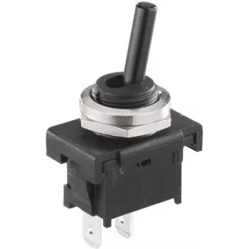 Bachmann 924.160 Kippschalter 1P Schwarz Elektroschalter (924.160)