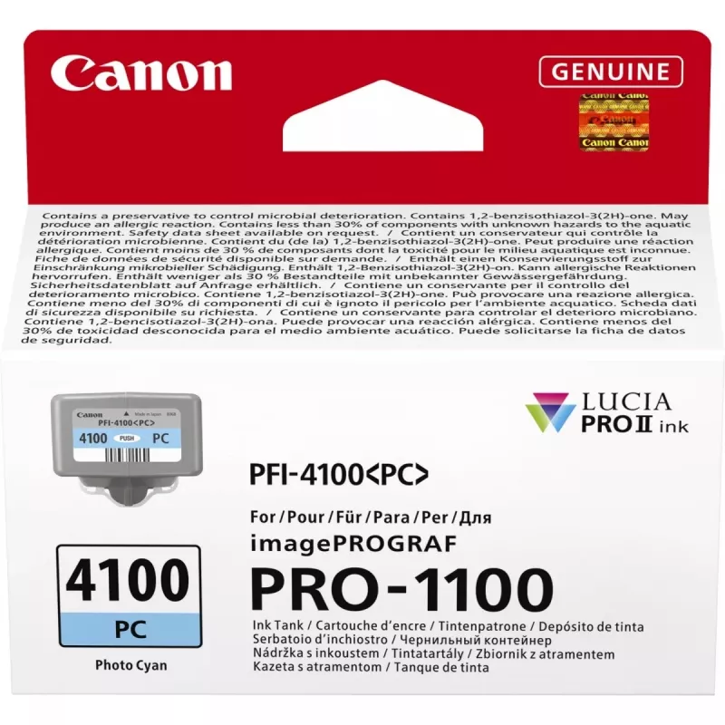 Canon LUCIA PRO II Tintenpatrone 1 Stk. Original Standardertrag Foto-Cyan