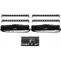 LED-Bar-Set EUROLITE 4x LED BAR-12 QCL RGBW mit 2 Softbags und Controller