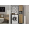 Top e Shop POLA Waschraum-Schrank für Waschmaschine – Anthrazit / Artisan Eiche