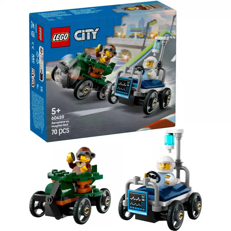 LEGO CITY 60459 Flugzeug gegen Krankenhausbett