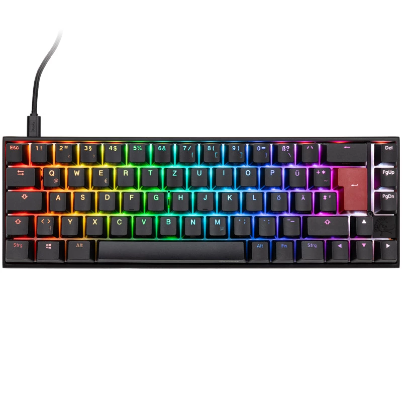 Ducky Mecha Pro SF Tastatur Gaming USB Deutsch Schwarz