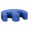 Repositionierungs-/Dreh-Rehabilitationskissen ActionMed PR100AM — blau, Beinstütze, Tasche und Handgriffe