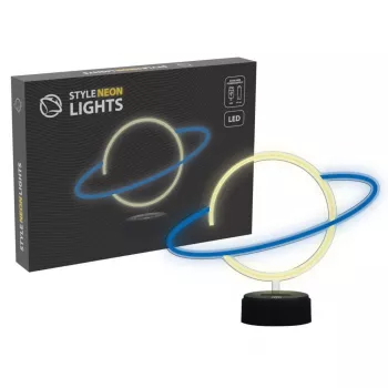 Manta SNL38BLT Style Neon Lights Planet dekorative LED-Lampe