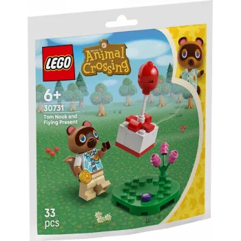 30731 Animal Crossing Tom Nook und Ballon-Geschenk, Konstruktionsspielzeug Polybag