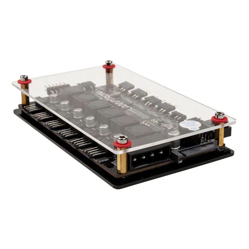 Lamptron CU135 Fan Controller + RGB Controller mit Display, ARGB - Schwarz