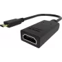 VISION Video-Adapter USB-C-Stecker auf HDMI-Buchse, 4K60Hz (3840×2160), schwarz