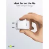 Goobay Universelles schwarzes AC-Schnellladegerät für den Innenbereich 65403 USB Type-C 110-240V