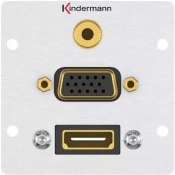 Buchsenleiste HDMI + VGA + 3,5 mm Kindermann 7444000586