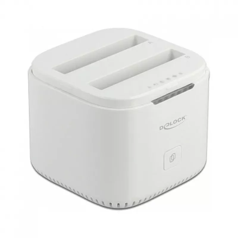 Docking-Station DeLOCK USB Type-C™ 3.2 für 2 x 2,5-Zoll-SATA-Festplatten/SSDs