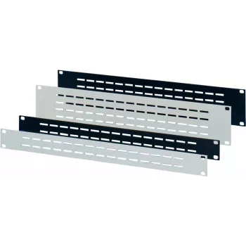 Schroff 1HE Frontplatte belüftet RAL7035 (30702056)