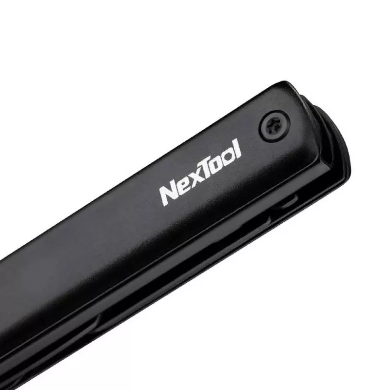 Multifunktionaler Taschenlampenstift Nextool NE20026 — LED 50 lm, 90 min Betriebsdauer, Edelstahlmesser, Schere, USB-C, Aluminium, 125×15 mm, 38 g