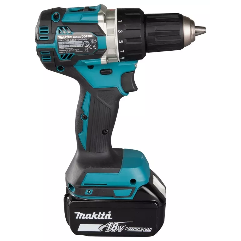 Makita DDF484RFJ Bohrmaschine 2000 RPM 1.8 kg Schwarz, Blau