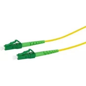 Logilink Professional - Patchkabel - LC/APC Singlemode (M) zu LC/APC Singlemode (M) - 3 m - 2 mm - Glasfaser - Simplex - 9/125 Mikrometer - G.657.A2/OS2 - Halogenfrei - Gelb