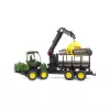 Bruder John Deere 1210E Forwarder mit Greifer