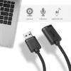 USB-Kabel UNITEK Y-C447GBK 0,5m USB 2.0 Schwarz