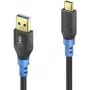 USB-Kabel PureLink FI-U320-020 2m USB 3.2 Gen 1 USB A USB C Schwarz Blau